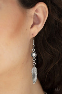 Fierce In Feathers Silver Necklace