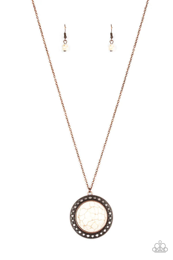 Run Out Of Rodeo Copper Necklace