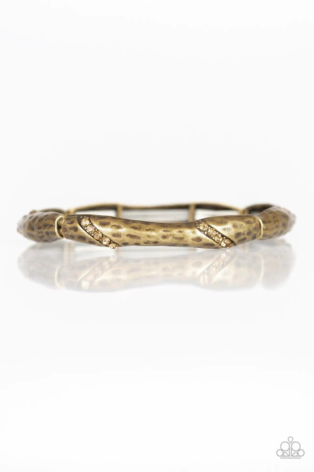 Watch Out For Ice Brass Bracelet