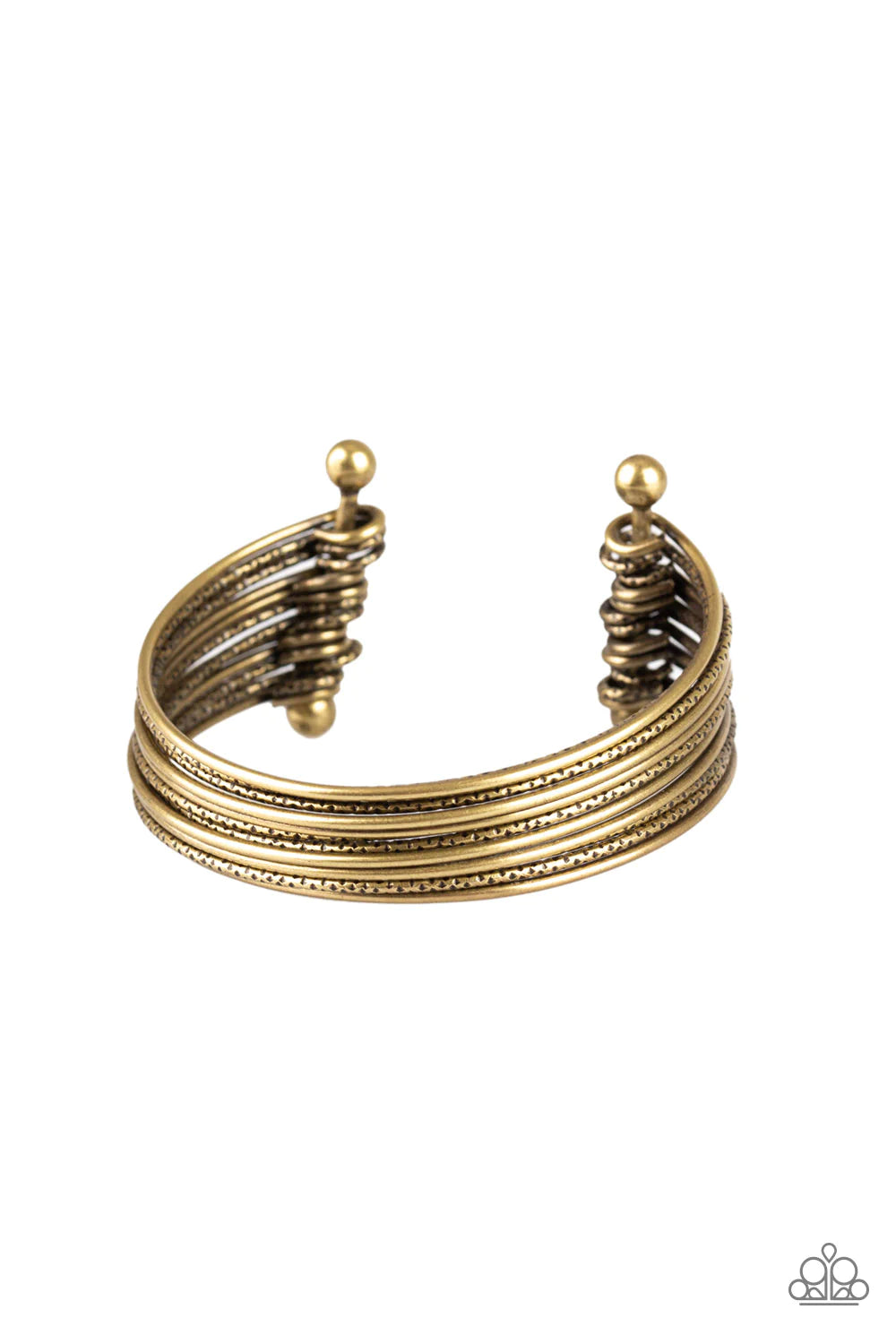 Endlessly Empress Brass Cuff Bracelet