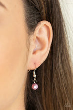 Load image into Gallery viewer, Teardrop Serenity Purple Necklace
