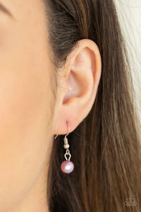 Teardrop Serenity Purple Necklace