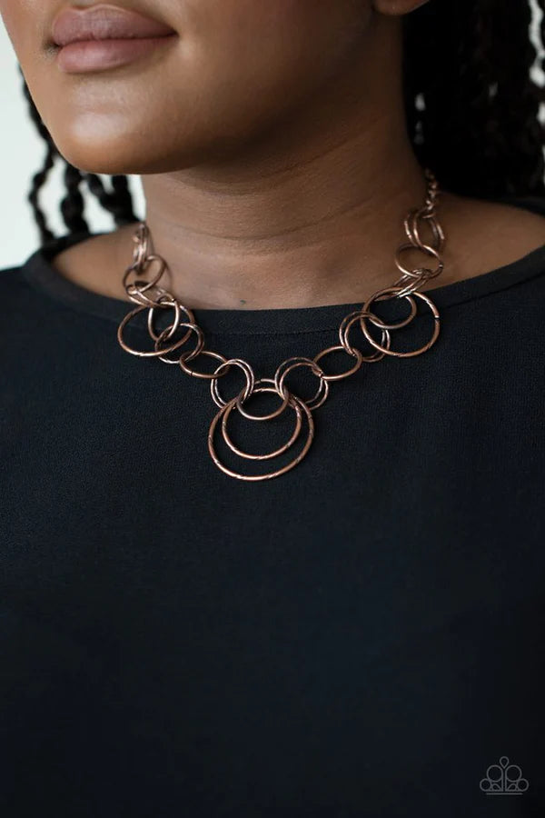 Ringing Relic Copper Necklace