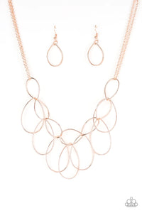 Top Tear Fashion  Necklace Rose Gold