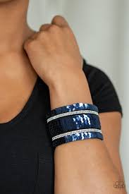 Mermaid Service Blue and Silver Bracelet