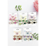Load image into Gallery viewer, 3 PCS SET OF CRYSTAL BUTTERFLY HAIR CLIP HAIR PIN
