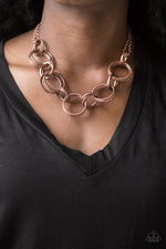 Load image into Gallery viewer, Jump Into the Ring Necklace -Copper
